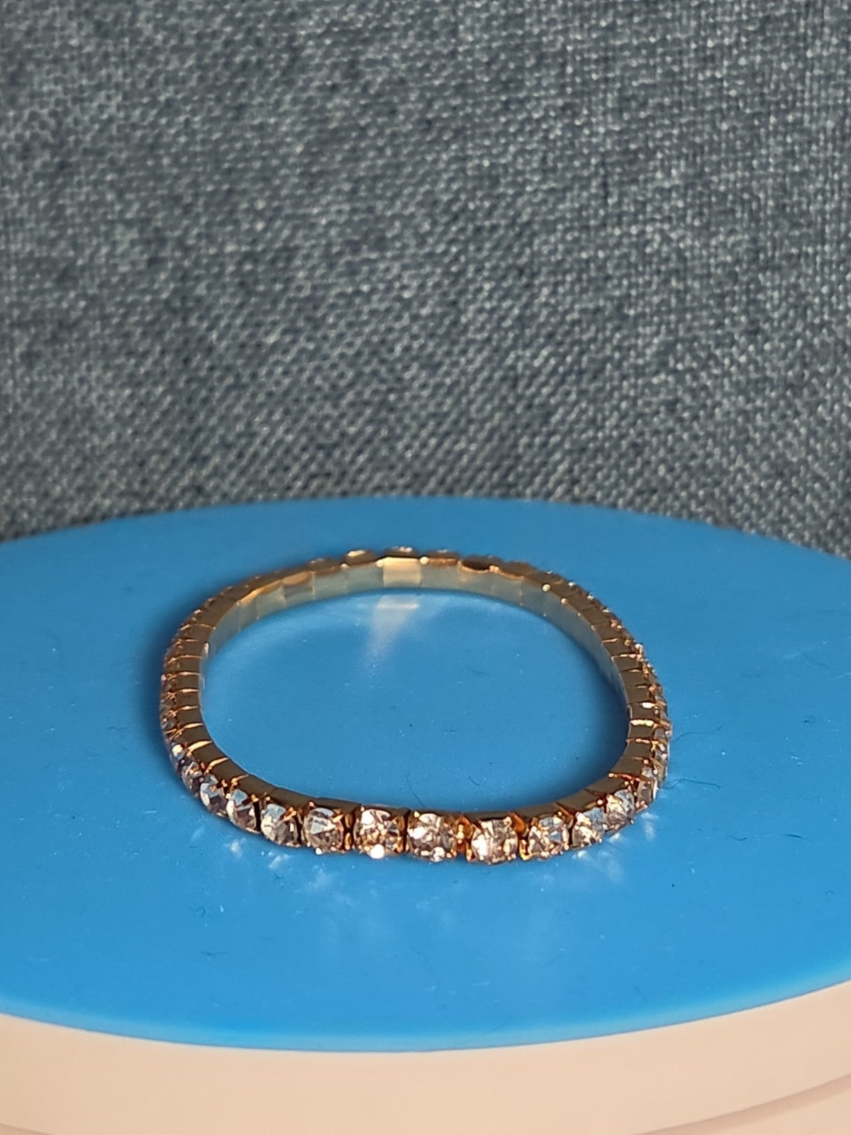 Crystal Bracelet Bangle Stretch Bling Single Row Rhinestones Bracelets For Women