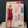 New Look 6749 Sewing Pattern Misses Dress Empire Waist Sizes 6-16 UNCUT Button