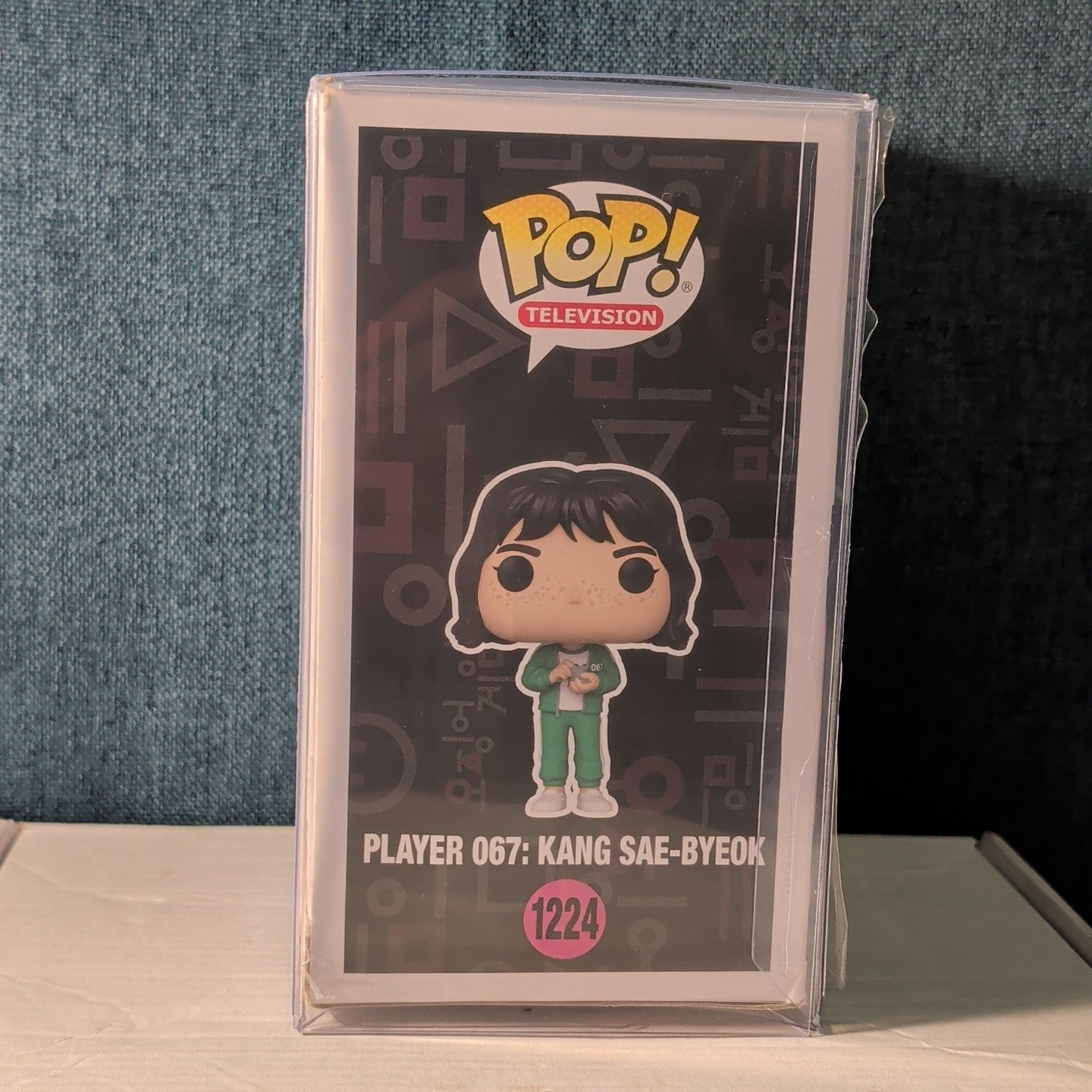 Funko Pop Squid Game Player 067 Kang Sae-Byeok 1224 Figure in Box with Protector