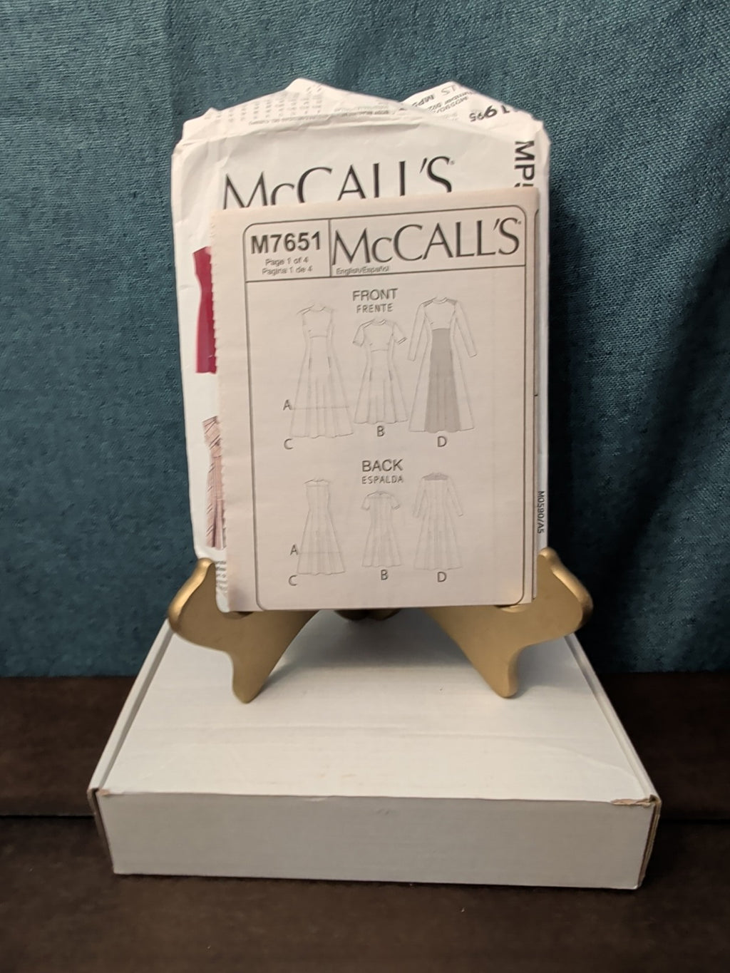 UNCUT McCall's M7651 (MP590) Pattern | Fit & Flare Dress Princess Seam Size 6-14