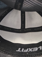 Hurley Flex-Fit Mission Trucker Hat Cap Size L/XL Gray Mesh Performance Surf