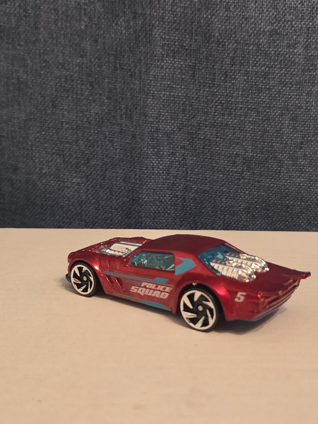 Hot Wheels Night Shifter Police Squad Red Metallic  HW City Loose 1:64 Car