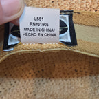 Scala 100% Raffia Wide Brim Sun Hat Natural Straw Summer Beach