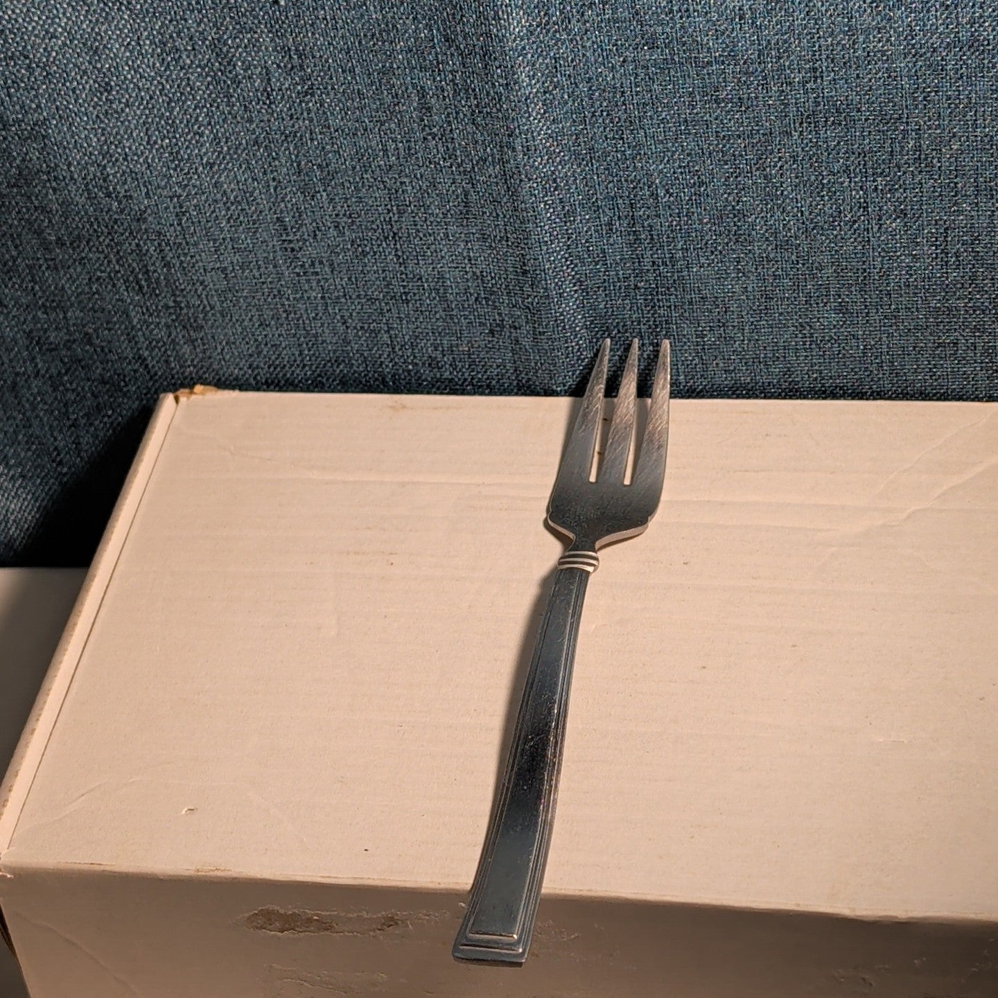 Set of 4 Hampton Silversmiths PORTFOLIO Glossy Salad Forks | 18/0 Stainless 208