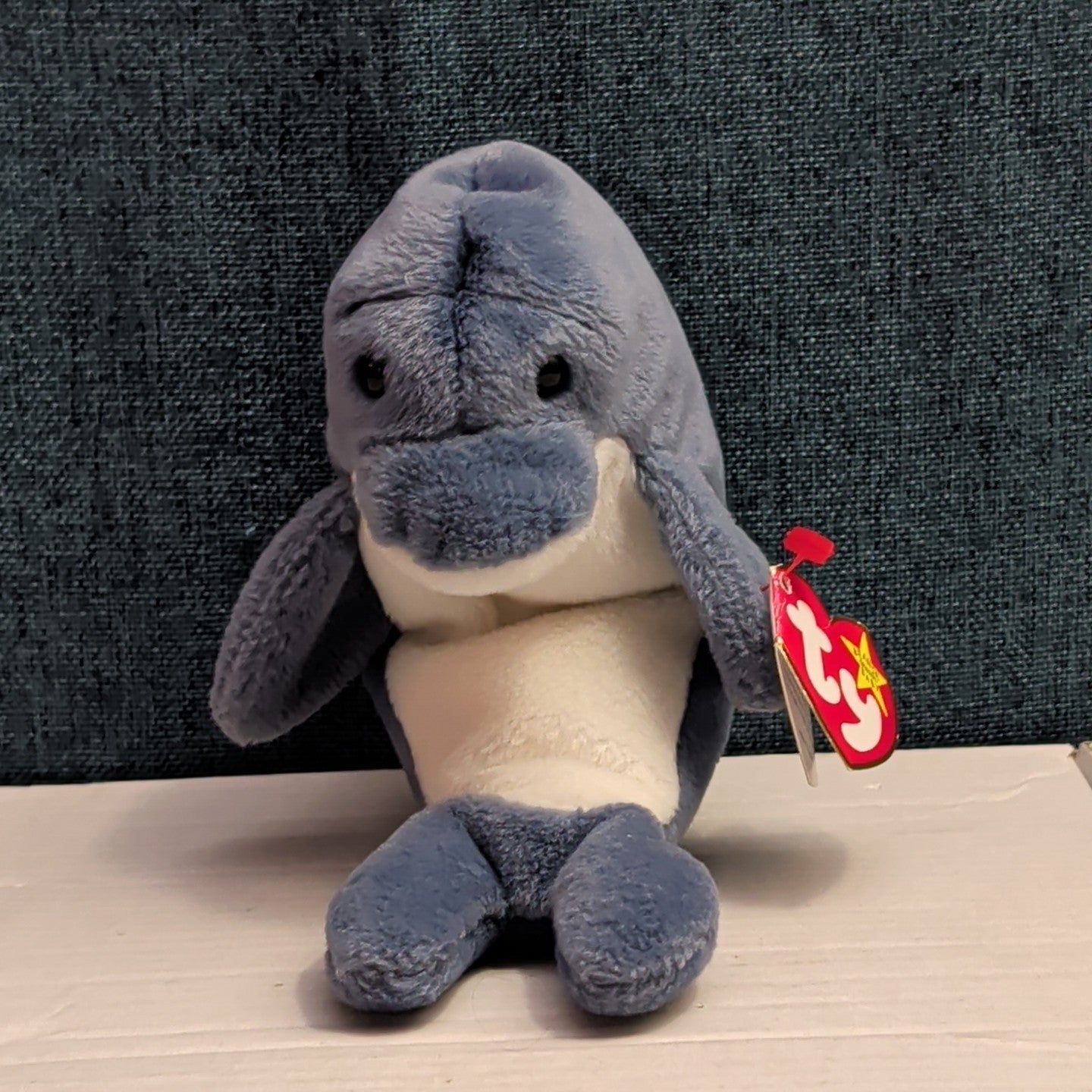 Ty Beanie Baby Echo Dolphin 1996 Retired 4th Gen Tags MWMT PVC Pellets Vintage