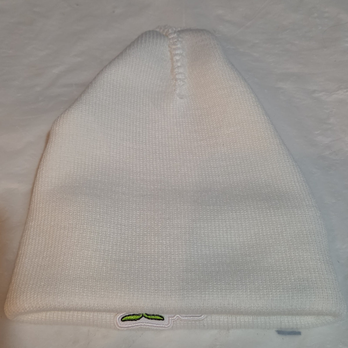 Custom Grinch Throat Punch White Knit Beanie Funny Holiday Hat Brand
