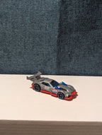 Hot Wheels GT HUNTER 2014 First Edition Night Burnerz #96 Silver Loose | Good