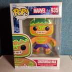 Funko Pop! Marvel: Holiday - Gingerbread Hulk #935 NIB with Protector