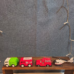 City Rescue Toy Vehicle Lot 4 Fire Truck Copter