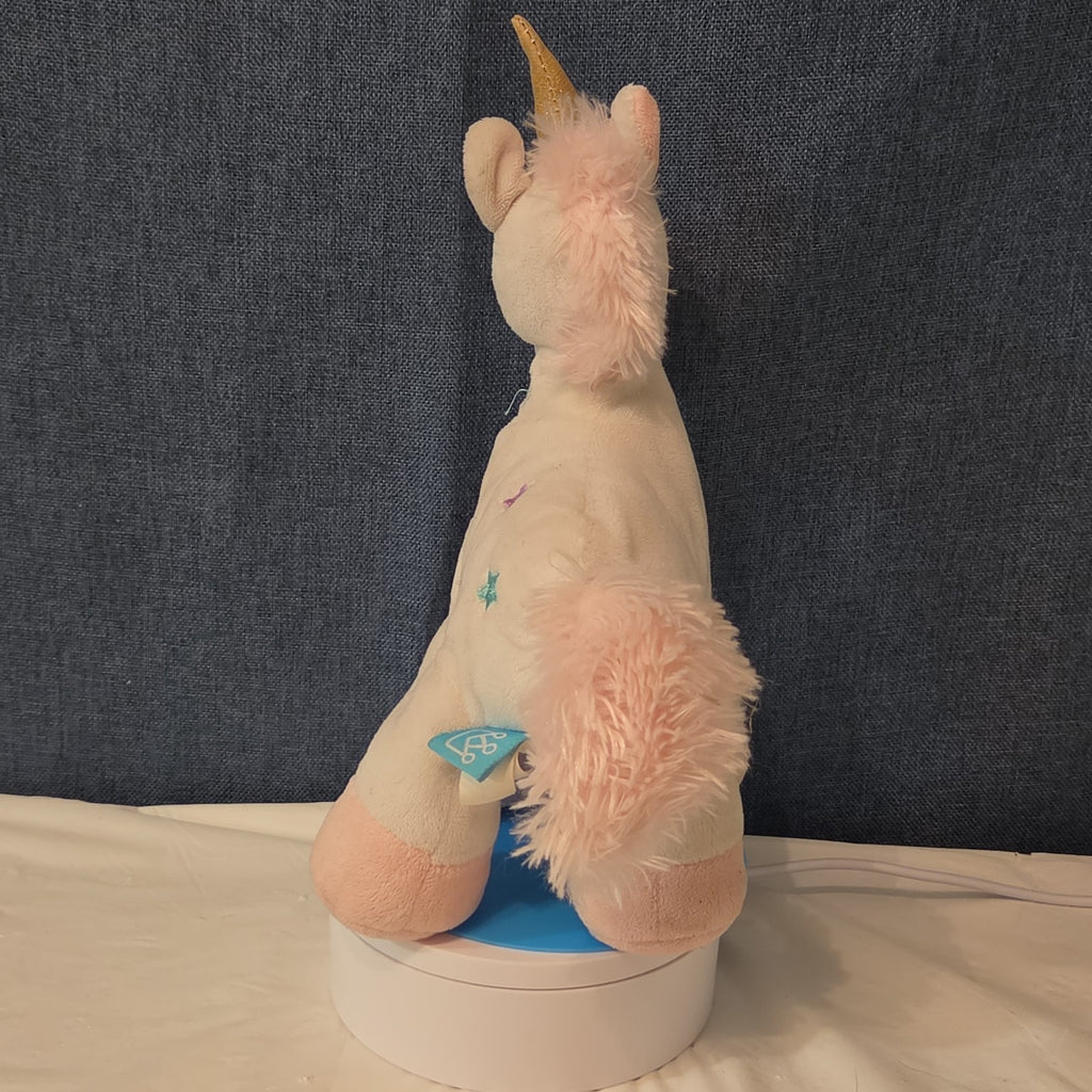 Manhattan Toy White Pink Unicorn Plush Rainbow Stars