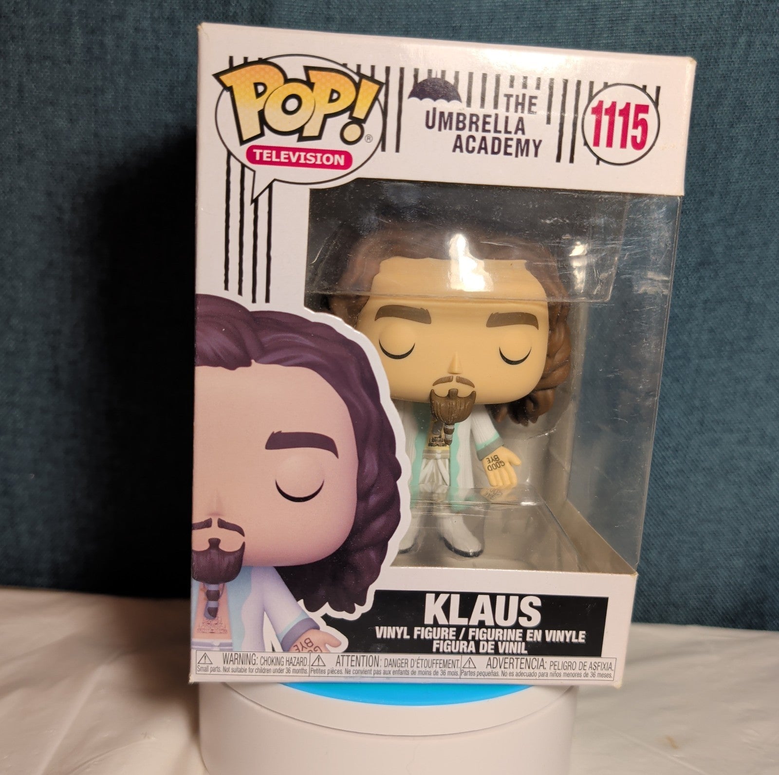 Funko POP Umbrella Academy Klaus 1115 Vinyl Figure S2 Cult in Box with Protector