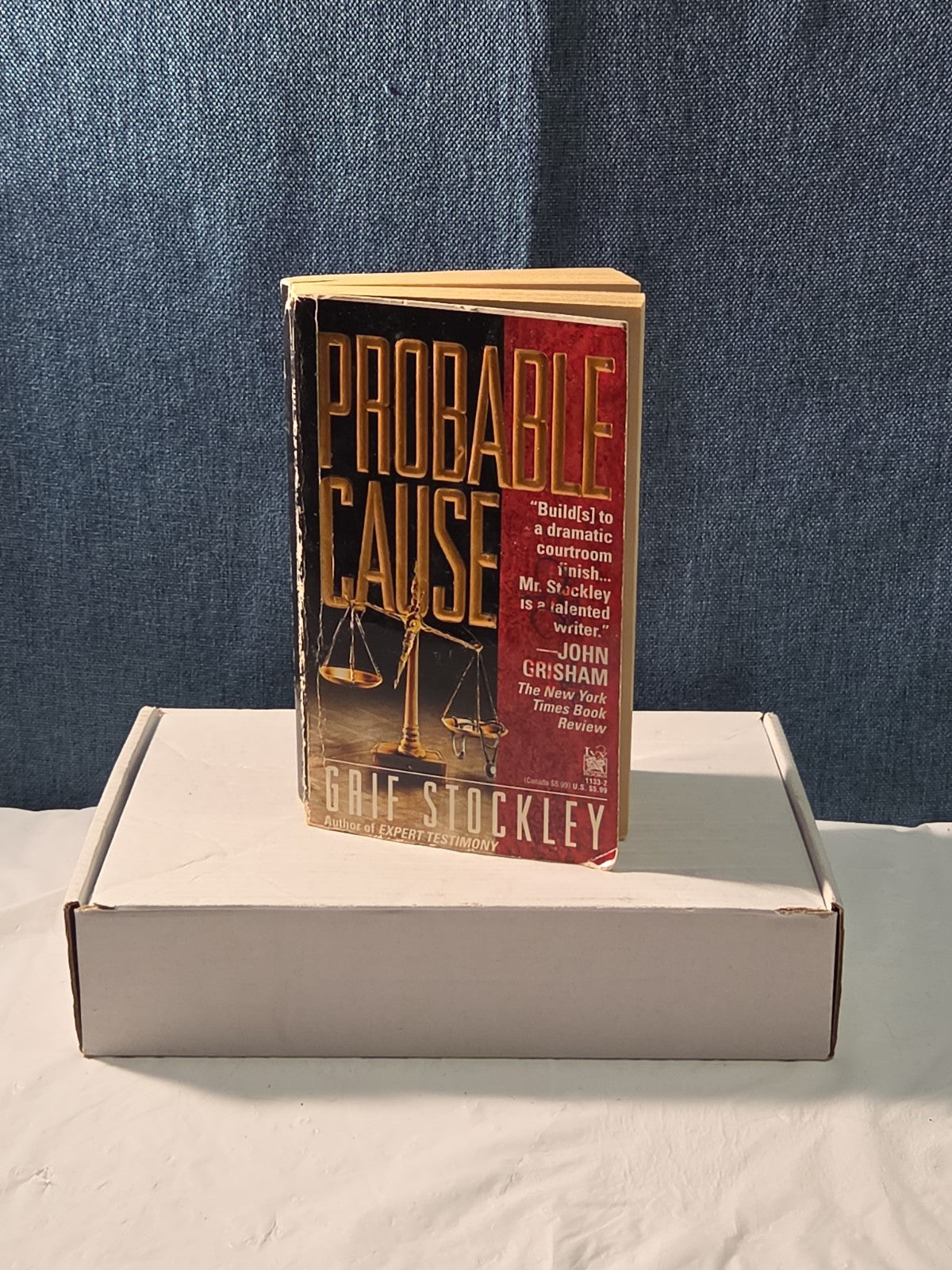 Probable Cause Grif Stockley  Paperback Gideon Page Legal Thriller Book