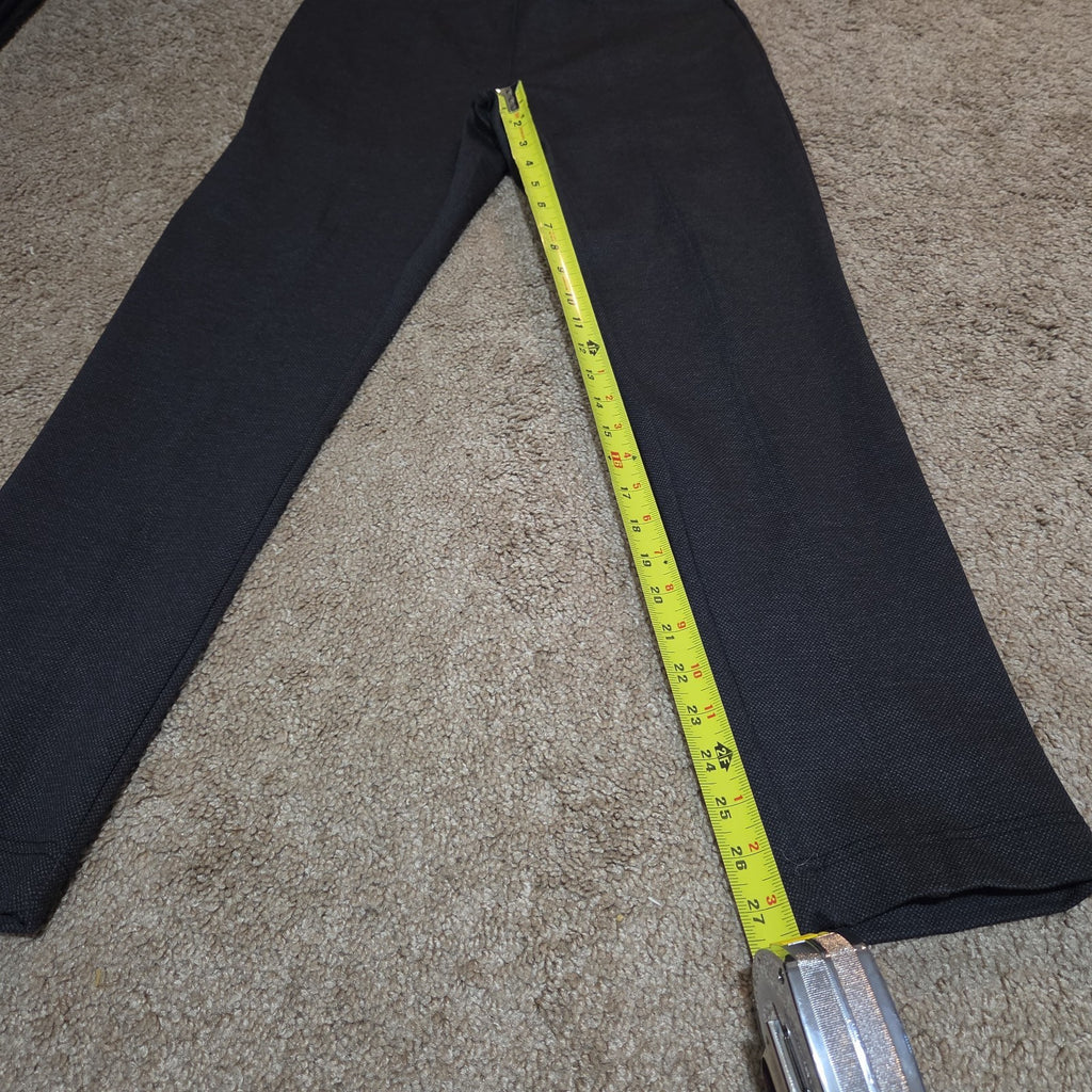 Calvin Klein Pants Womens M Black Slim Fit Ankle Stretch Elastic