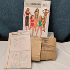 Butterick B4526 Swimsuit Pattern One & Two Piece Bikini Pareo | Sizes 6-12 UNCUT