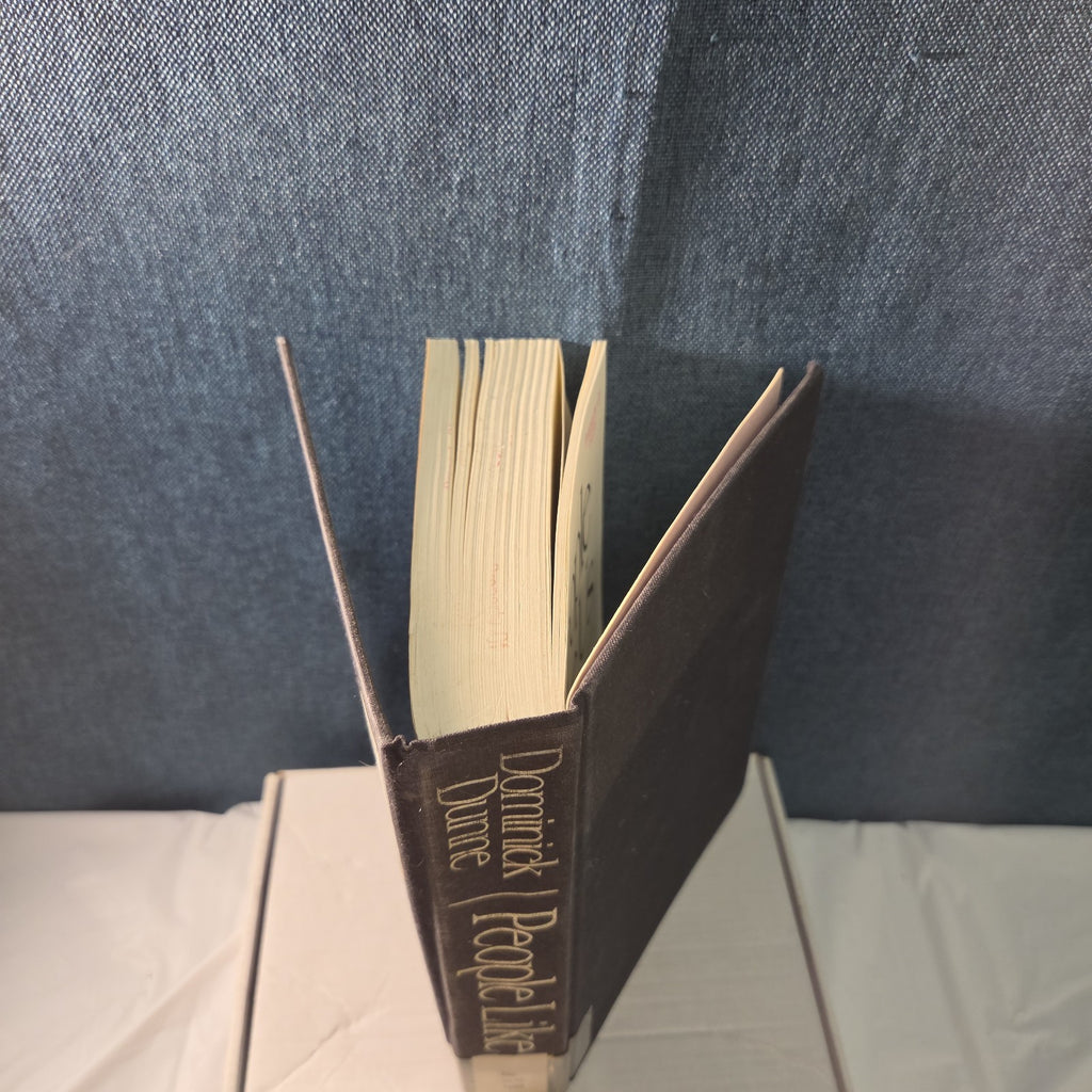 People Like Us Dominick Dunne 1988 Hardcover Vintage Ex-Library Reading Book
