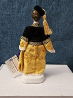 Vintage Evelt Themis Porcelain Doll | Handmade in Greece | Traditional Costume |
