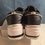 Ecko Red Black Glitter Sneakers 8.5 Georgina Shimmer Low Top Athletic Shoes