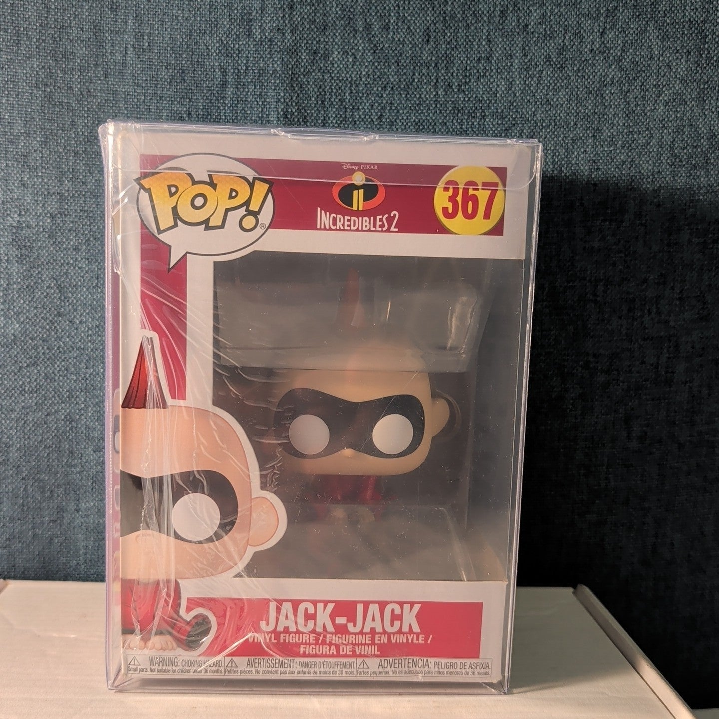 Funko Pop Jack-Jack Incredibles 2 #367 Disney Pixar Figure in Box With Protector
