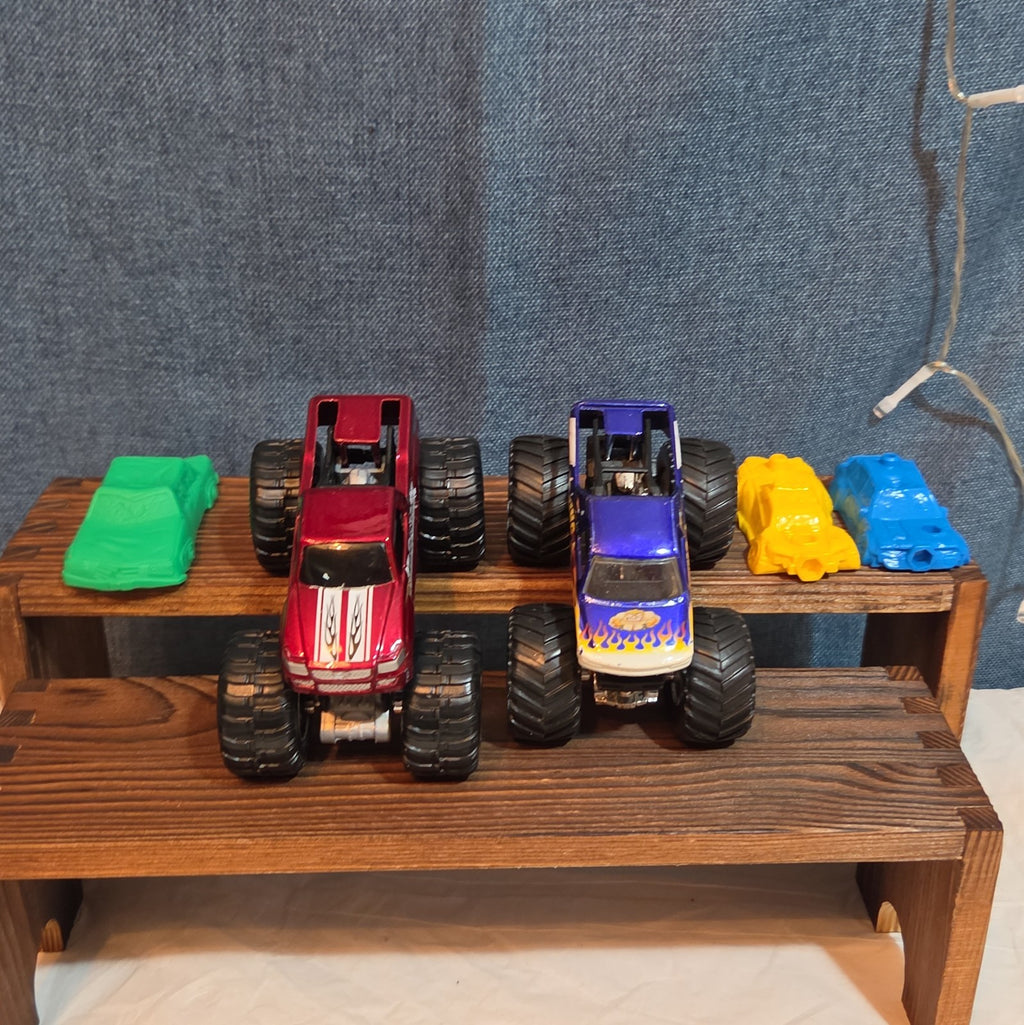 Hot Wheels Monster Trucks Race Bundle Crush Cars Diecast Y2K Mixed with Demo Car
