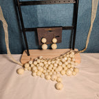 Cascading Cluster Bib Collar Necklace & Matching Two-Tier Drop Earring Set.