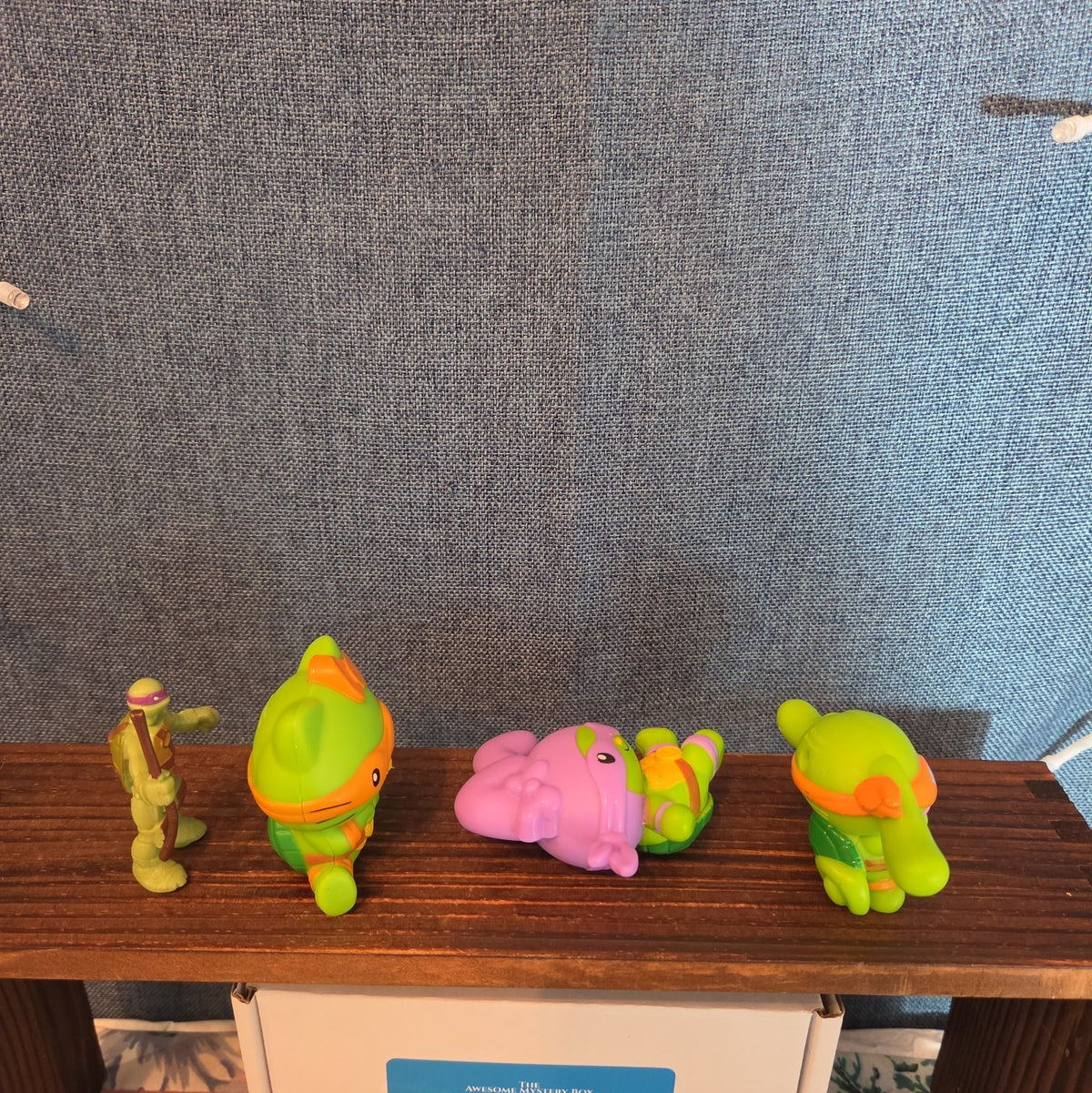 McDonalds Sanrio TMNT Happy Meal Toy Lot 4 Plastic Figures 2025