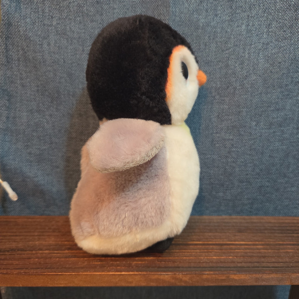 Ty Pongo Penguin Plush Beanie 6" Big Blue Eyes Y2K