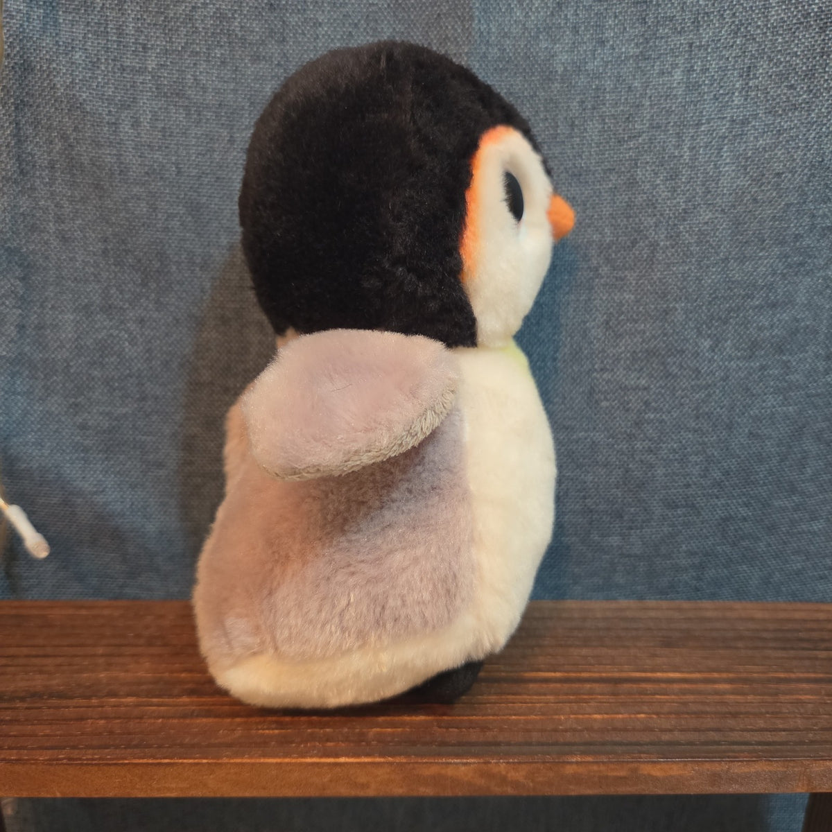 Ty Pongo Penguin Plush Beanie 6" Big Blue Eyes Y2K