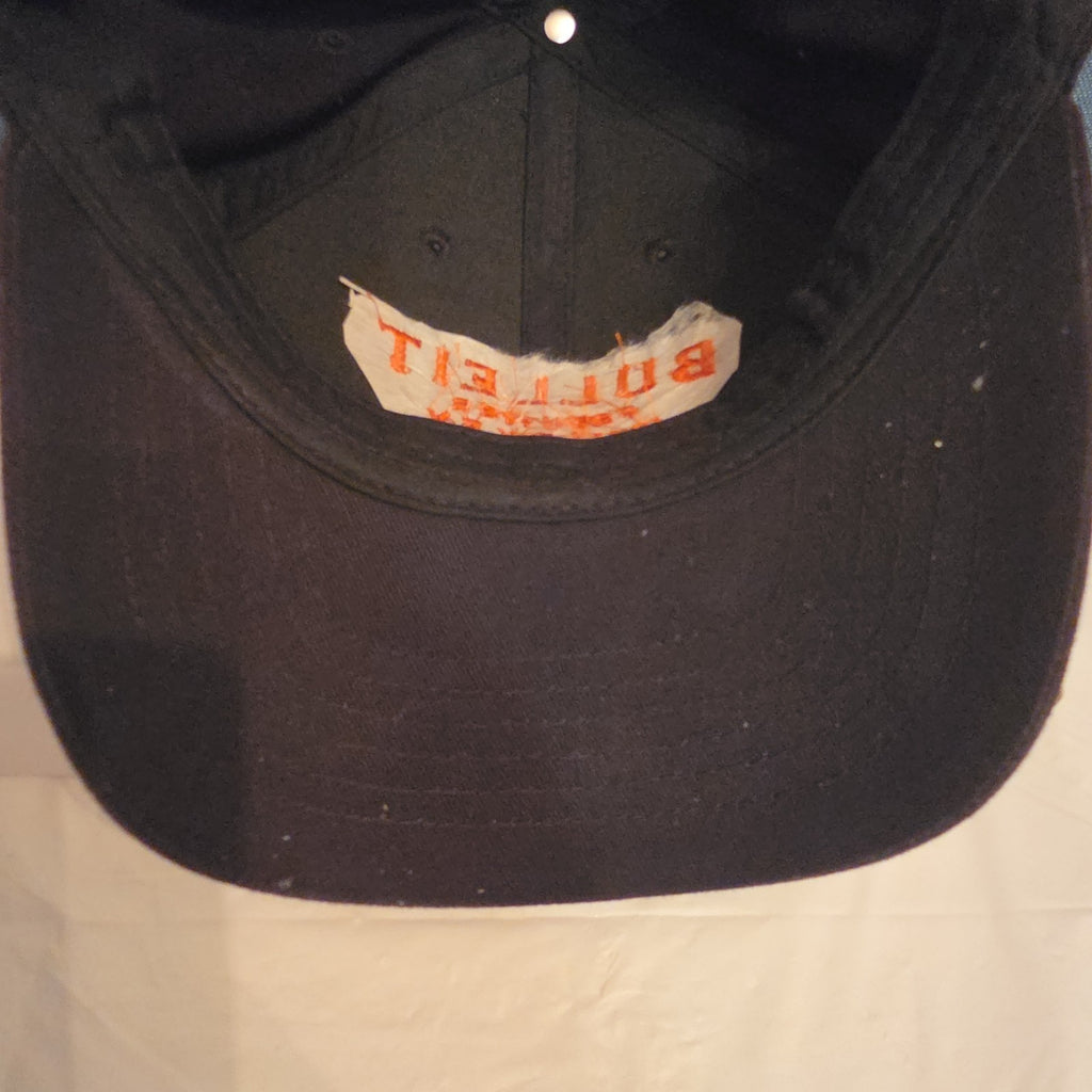 Bulleit Frontier Whiskey Hat Cap Sportsman Charcoal Black Strapback