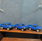 Toy Car Truck Lot 7Pc Plastic Blue Red Yellow