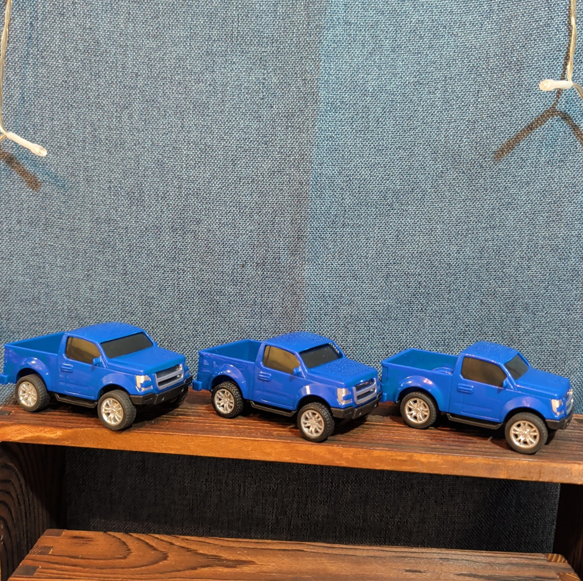 Toy Car Truck Lot 7Pc Plastic Blue Red Yellow