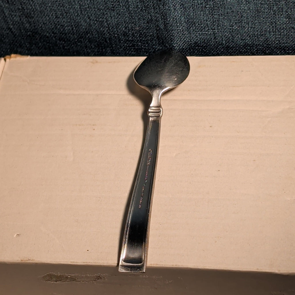 Set of 4 Hampton Silversmiths PORTFOLIO Glossy Spoons | 18/0 Stainless 208