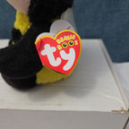 Ty Beanie Boos Buzby the Bee 6" Plush Gold Glitter Eyes Retired 2014 MWMT 36150