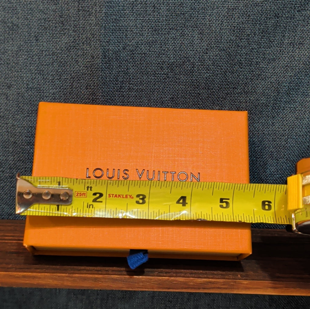 Authentic Louis Vuitton Empty Yellow Drawer Gift Box 5.5x4" Wallet Case