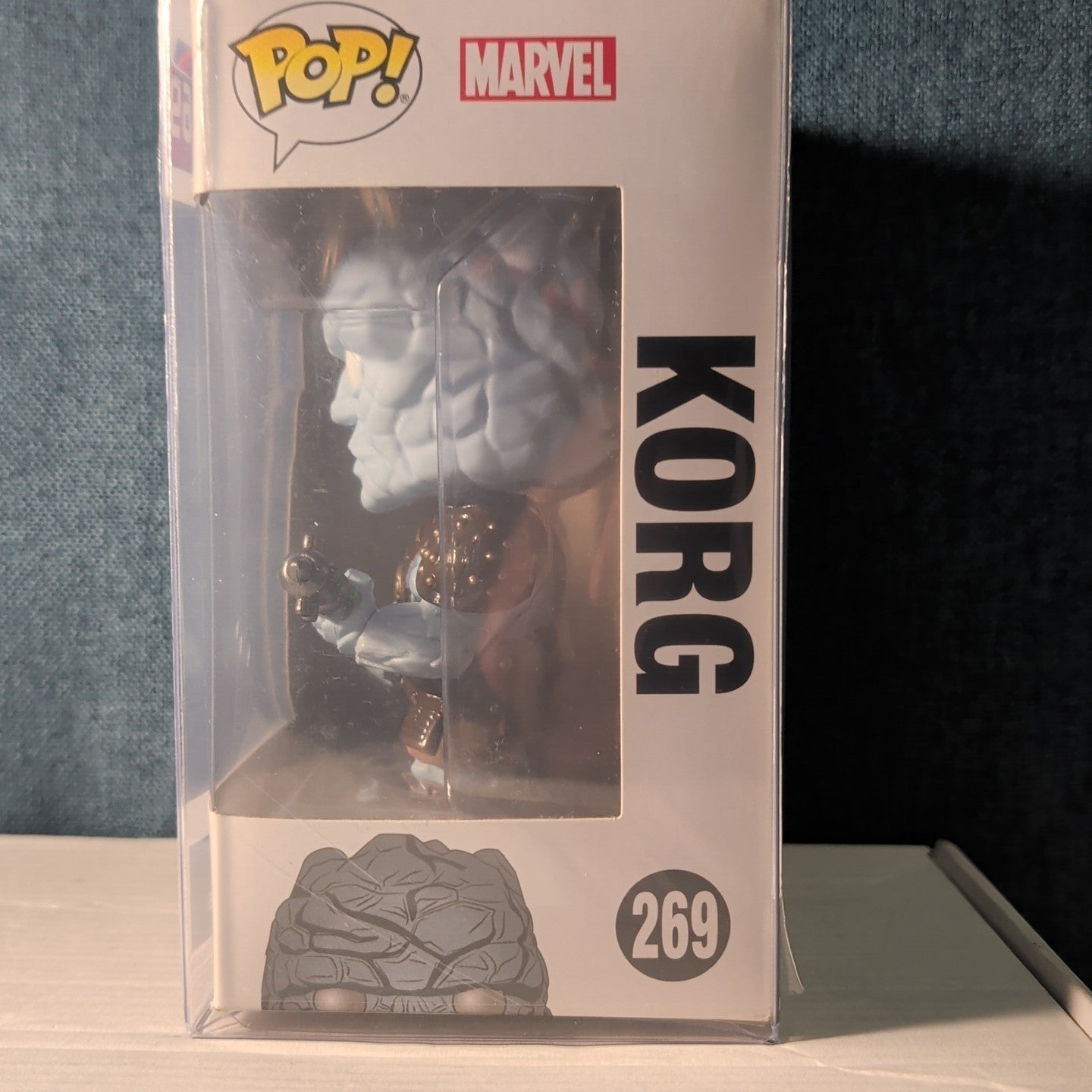 Funko Pop Korg #269 Marvel Thor Ragnarok Vaulted Vinyl Figure In Box 