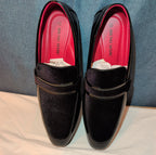 Bruno Marc Men Loafers Size 12 Tuxedo Velvet Patent Black Dress Shoes Slip On