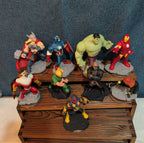 Disney Infinity 2.0 Marvel Avengers 9 Figure Lot Iron Man Hulk Loose