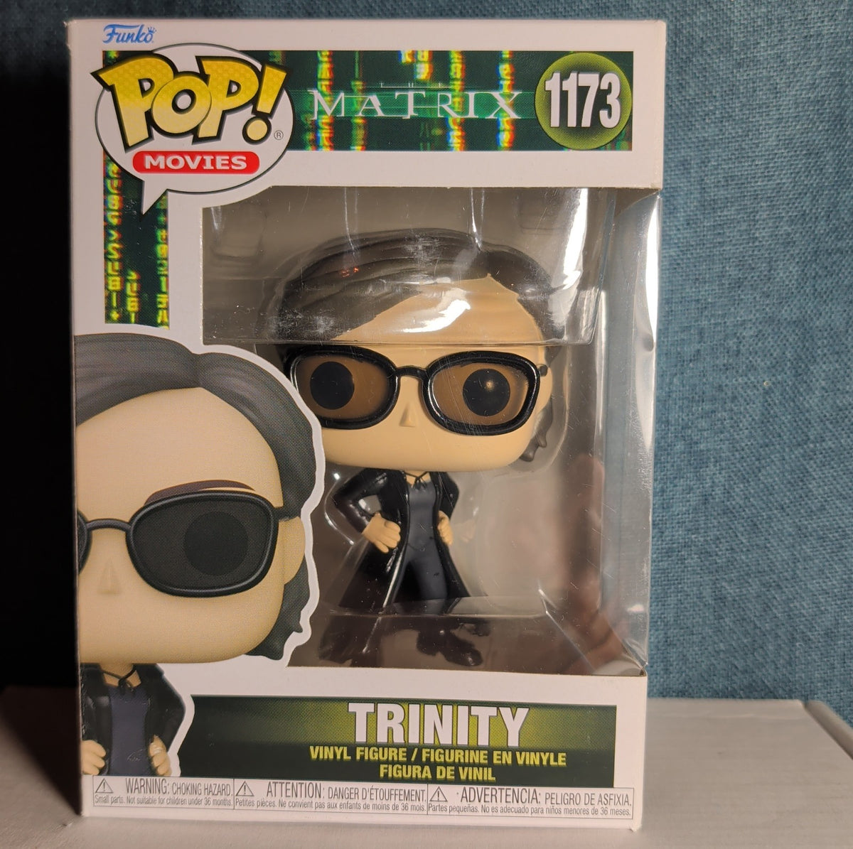 Funko Pop! Movies Matrix Trinity 1173 Vinyl Figure Resurrections with Protector