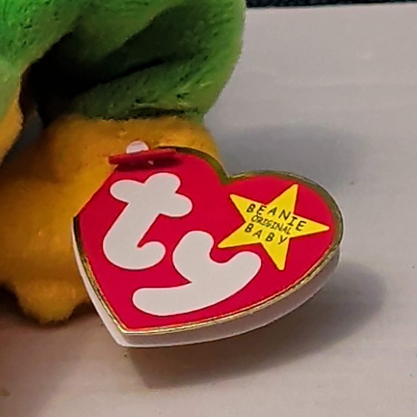 TY Beanie Baby SMOOCHY the Frog 1997 | MWMT Mint Tags | Retired Felt Mouth