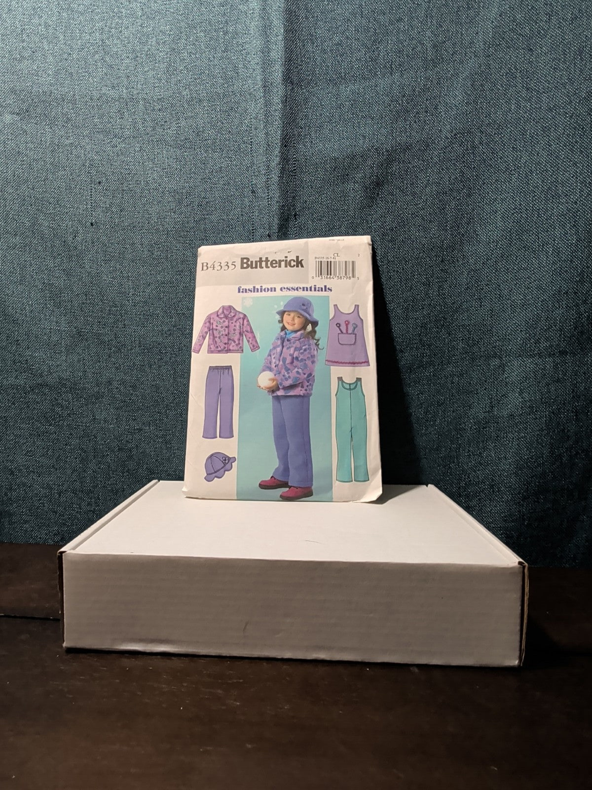 Butterick B4335 Pattern 2004 Girls 5-PC Wardrobe Jacket Jumper Pants Hat UNCUT