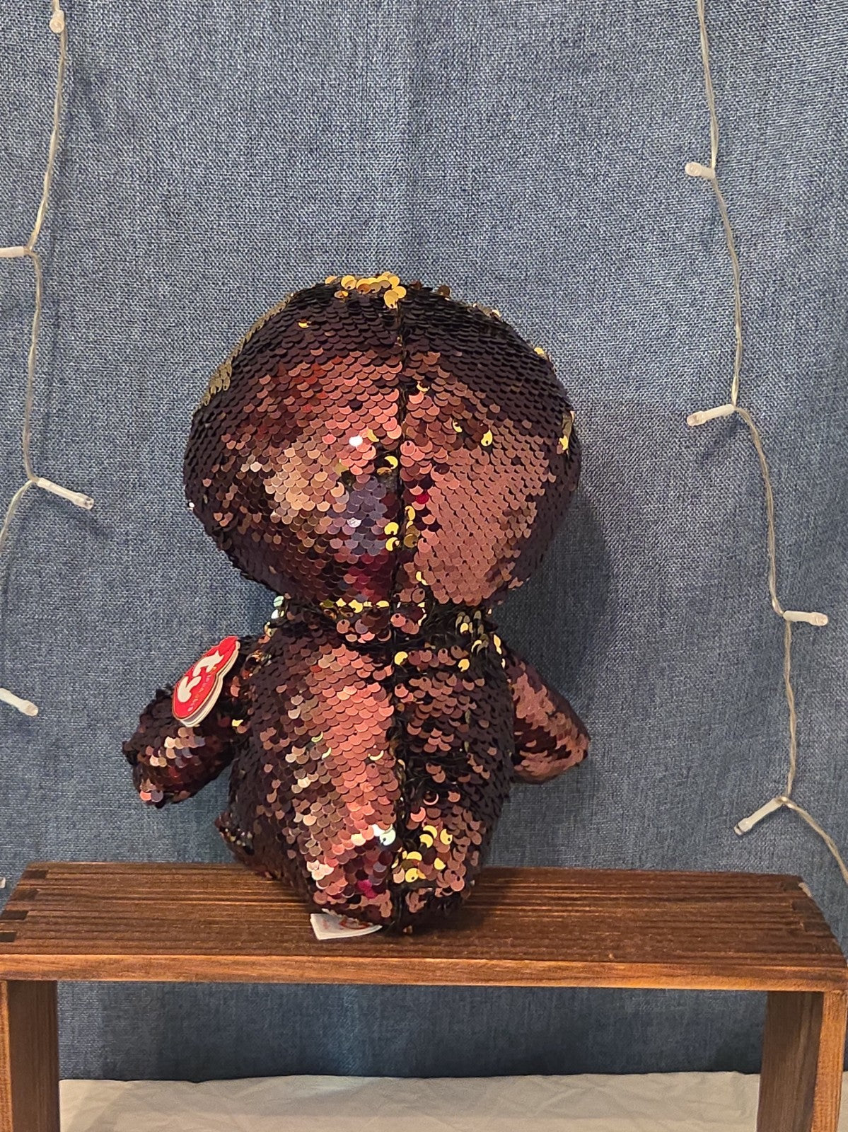 Limited TY Flippables Dangler Sloth 9" Sequin Plush WT