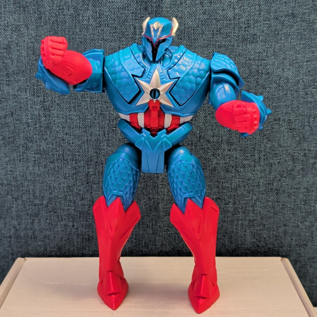 Marvel Avengers Mech Strike Monster Hunters Captain America Action Figure Hasbro