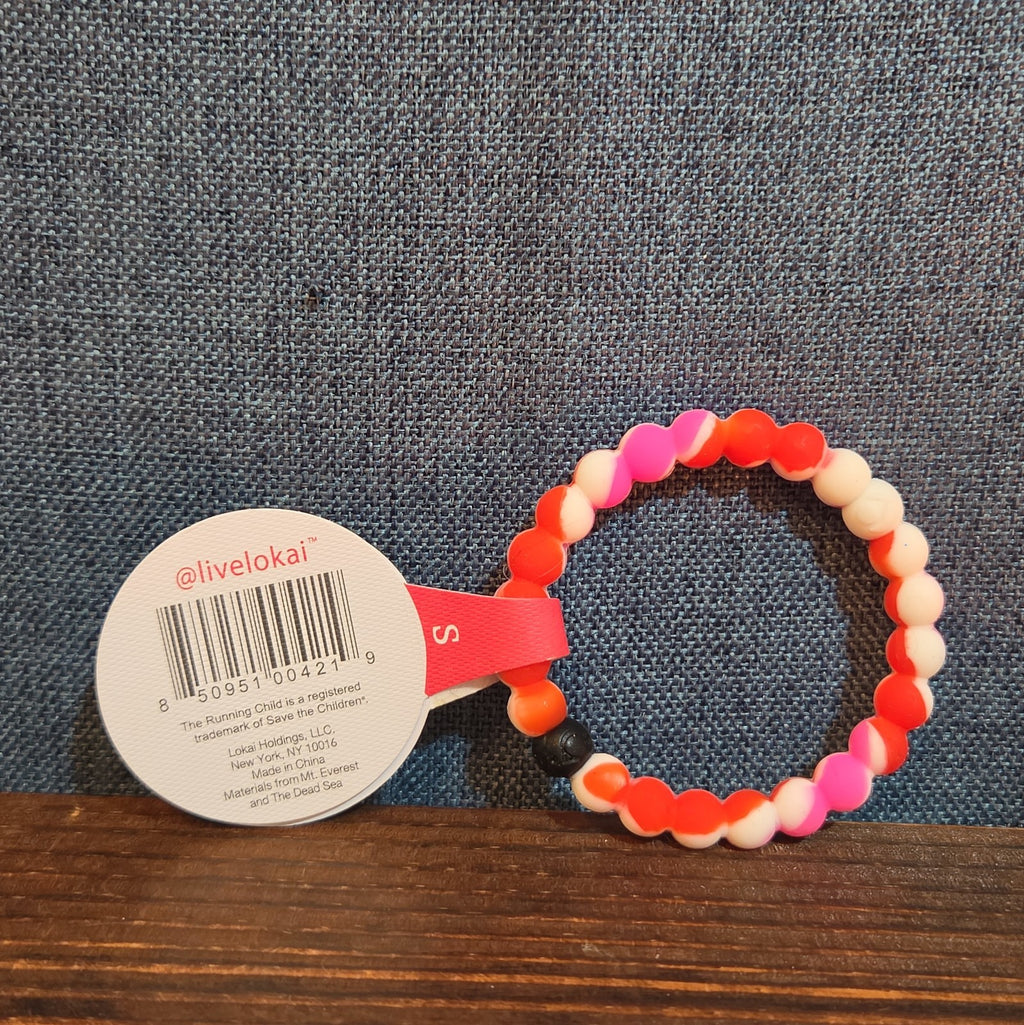 Lokai Breast Cancer Awareness Pink Silicone Bracelet Size S