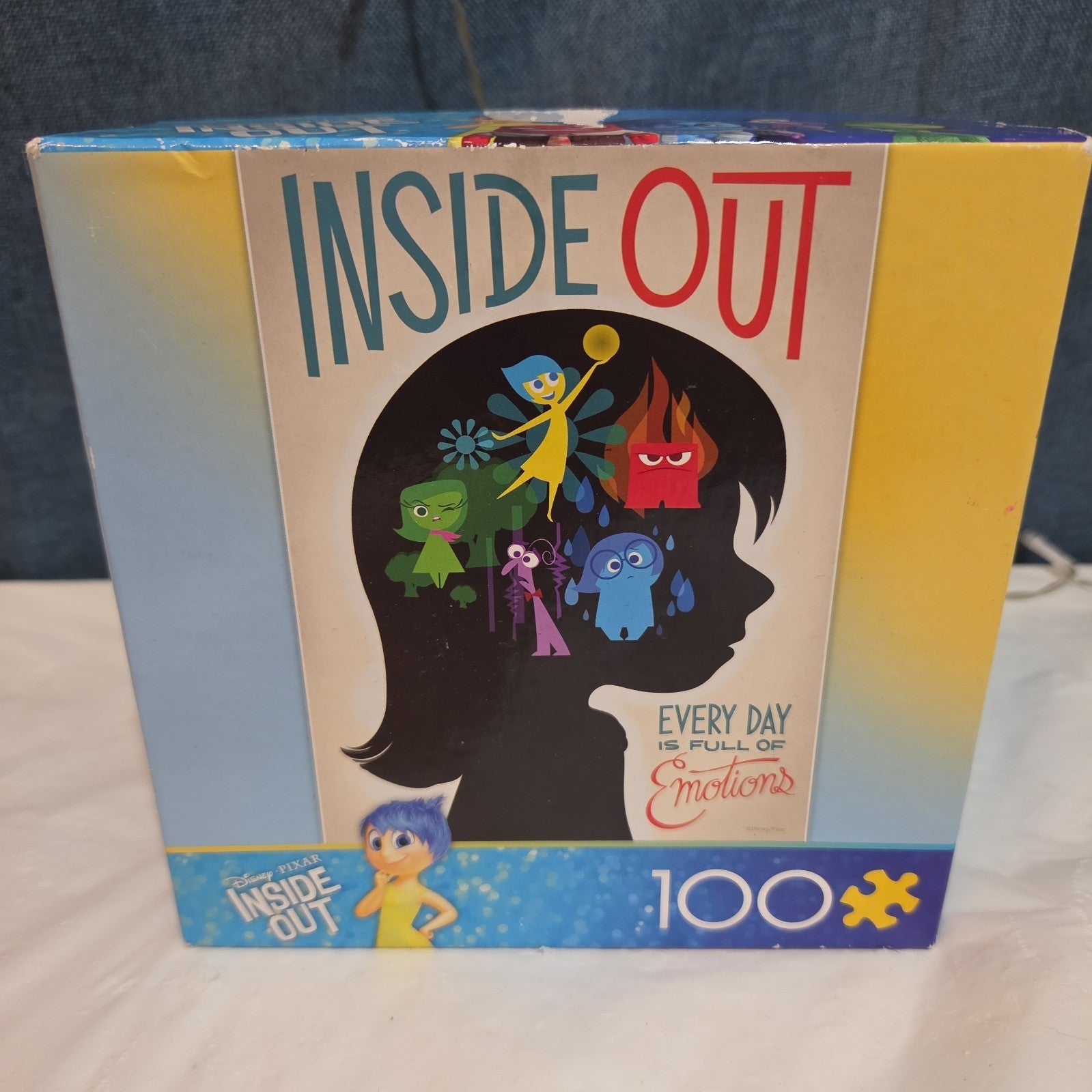 Disney Pixar Inside Out 100 Piece Jigsaw Puzzle Complete Family