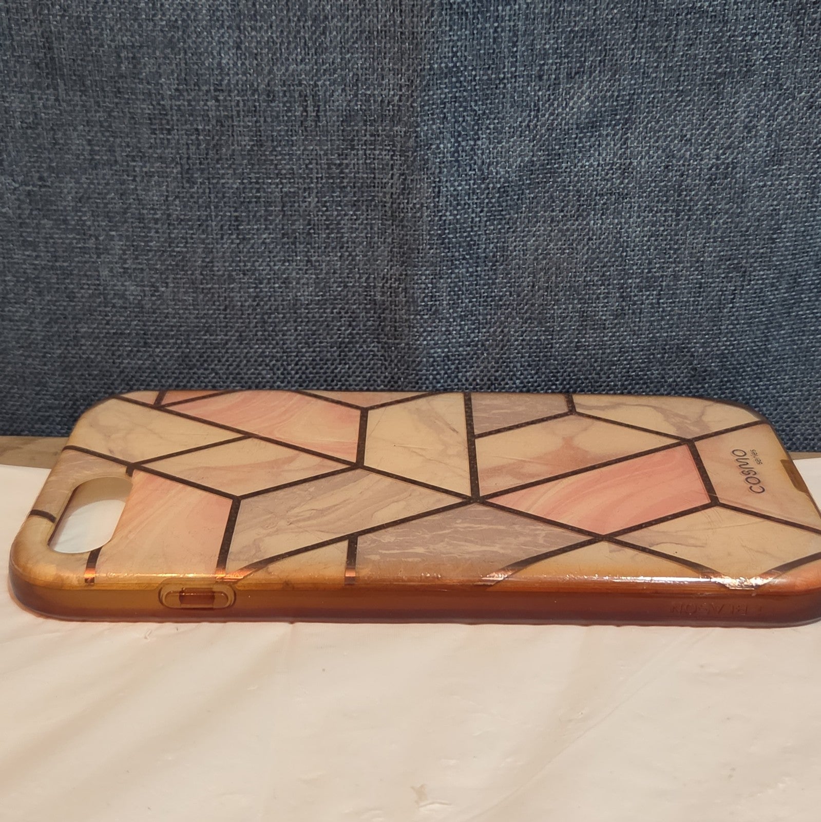 i-Blason Cosmo iPhone 7 Plus 8 Plus Case Pink Marble Rose Gold