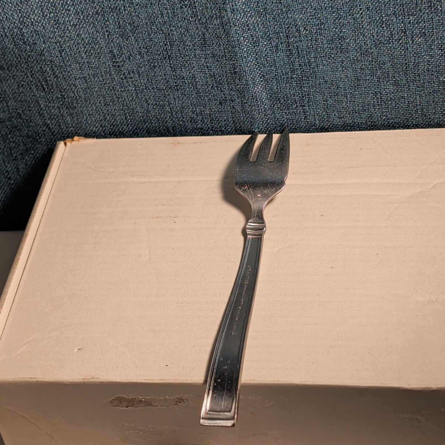 Set of 4 Hampton Silversmiths PORTFOLIO Glossy Salad Forks | 18/0 Stainless 208