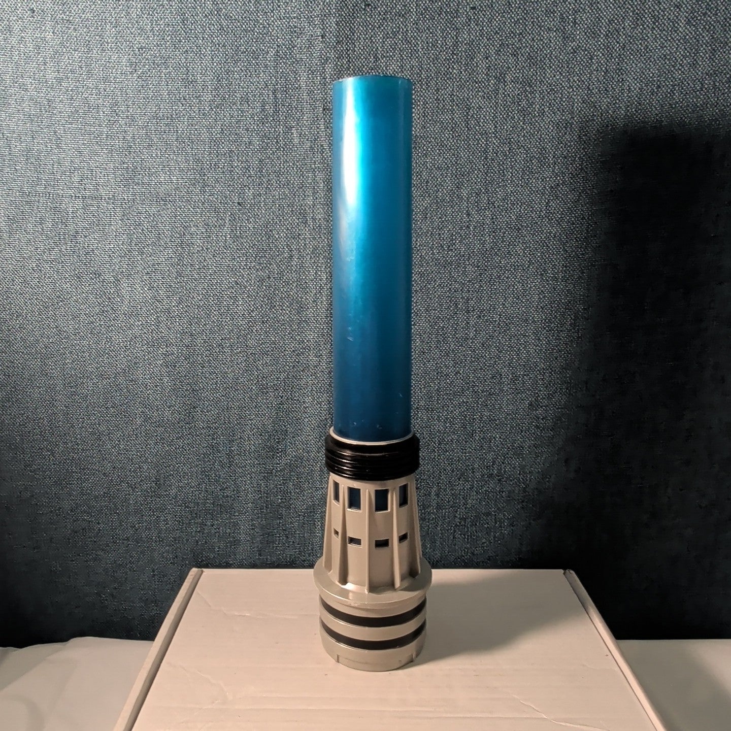 Star Wars Hasbro LFL 2007 Build Your Own Lightsaber Set Obi-Wan Blue TESTED WORK