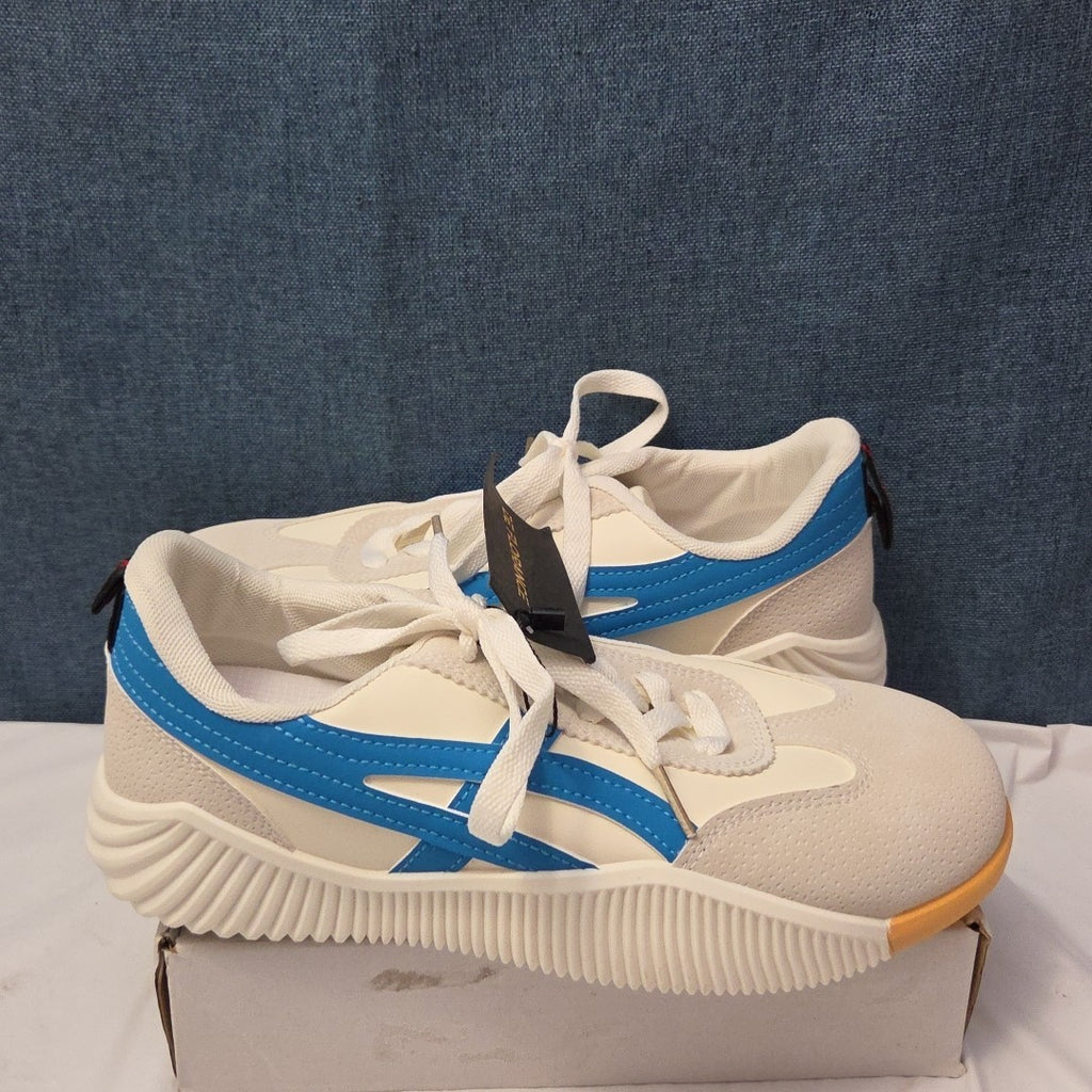 DeFlorance CLOUDEA 2.0 Orthopedic Sneakers | White Blue Women's Size 8 NEW