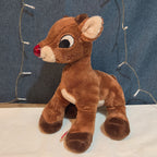 Dan Dee Rudolph Red Nosed Reindeer 15" Plush Light Sings