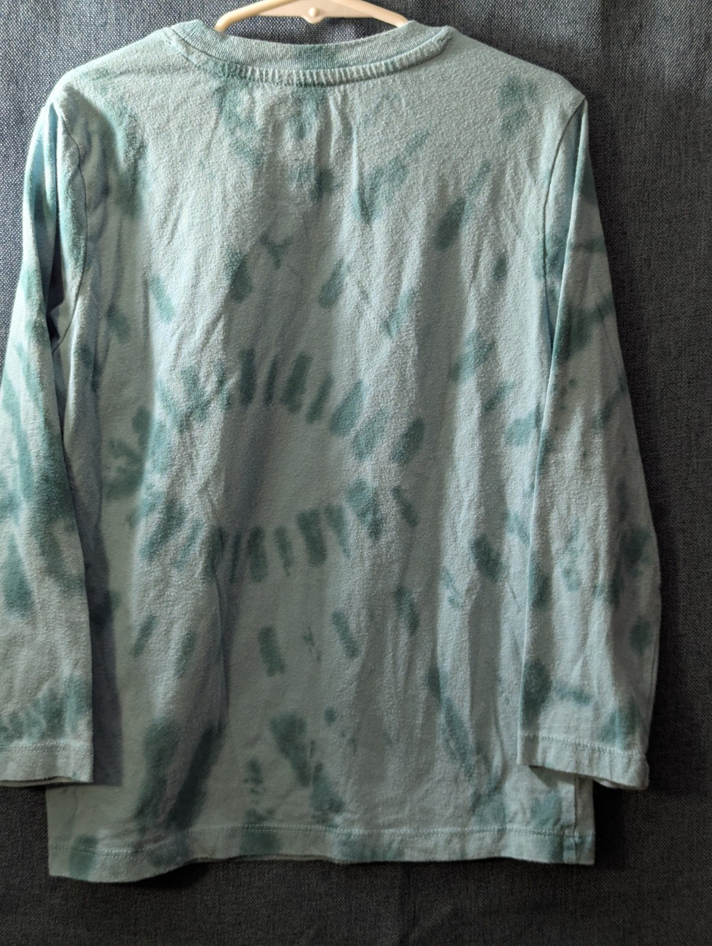 Wonder Nation Boys Shirt Size 6-7 S Long Sleeve Tie Dye Green Taco Funny Graphic