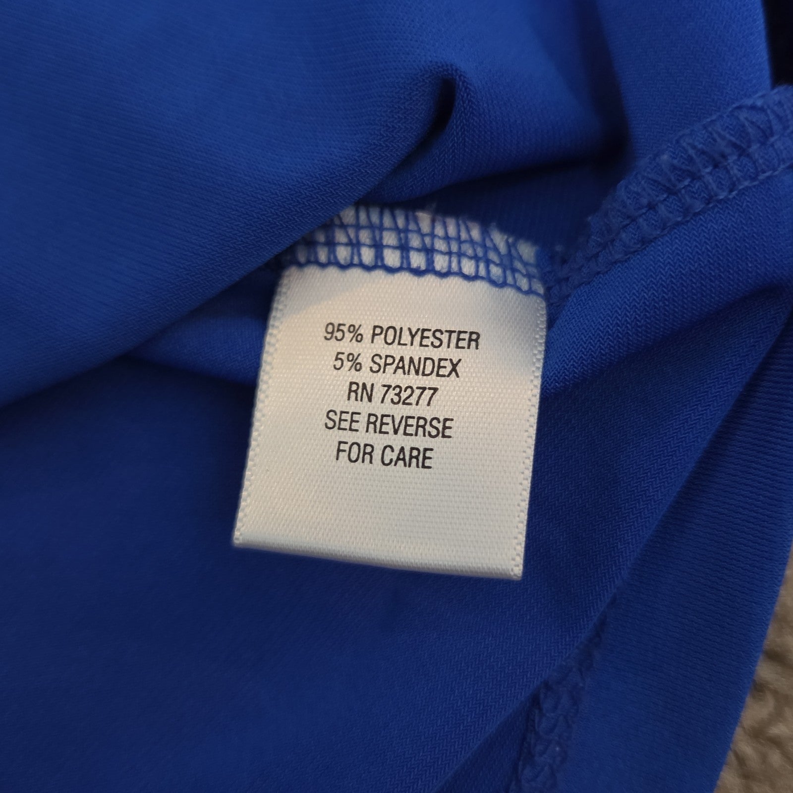 Dana Buchman Draped Neck Blue Sleeveless Top Blouse Gently Used Large